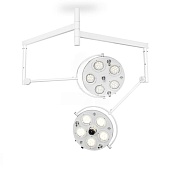 Медицинский хирургический светильник FotonFLY 6M/5C (Потолочный двухкупольный с 6-ти модульным куполом и 5-ти модульным куполом с видеокамерой)