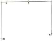 Штанга двухопорная (рама Балканского) металлическая МСК-115